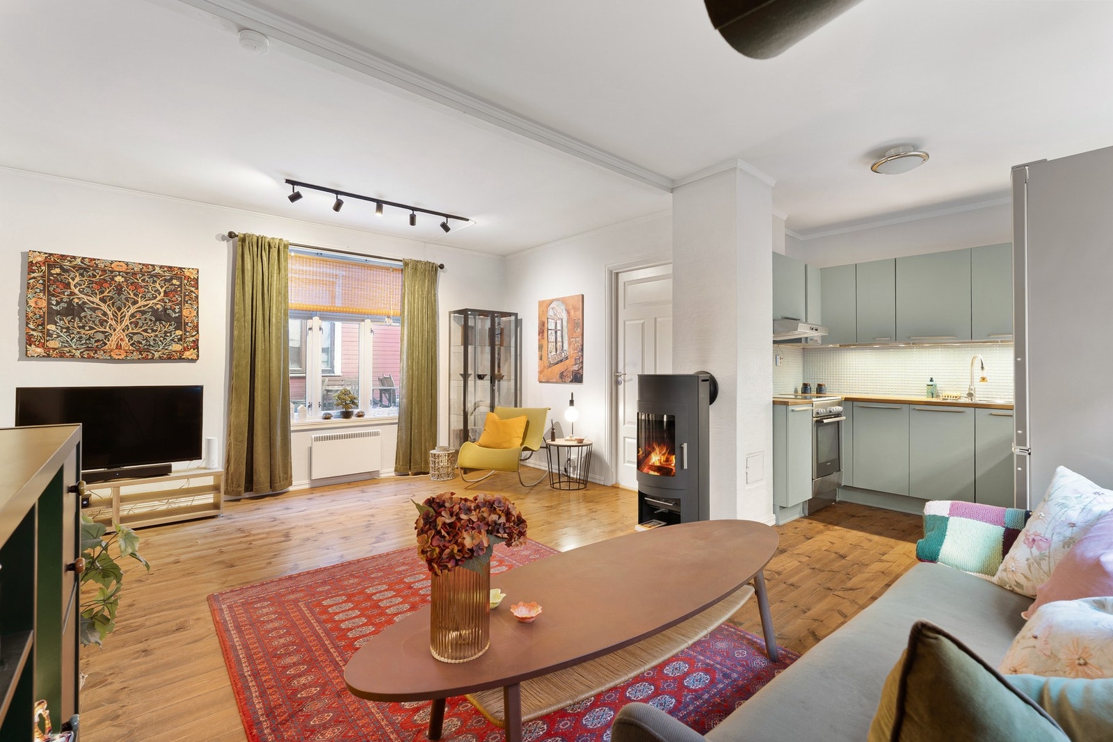 Boligen har lave felleskostnader grunnet god økonomistyring i sameiet. Galleribilde