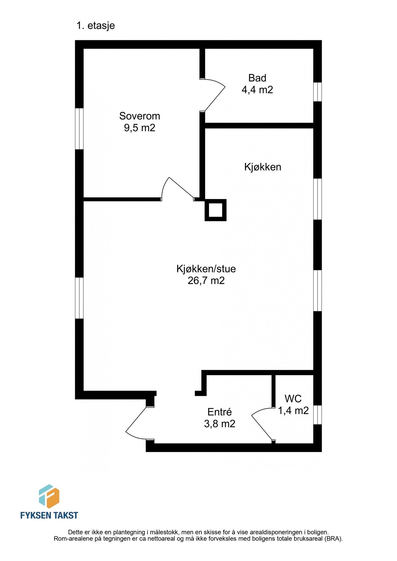 Planskisse. Galleribilde