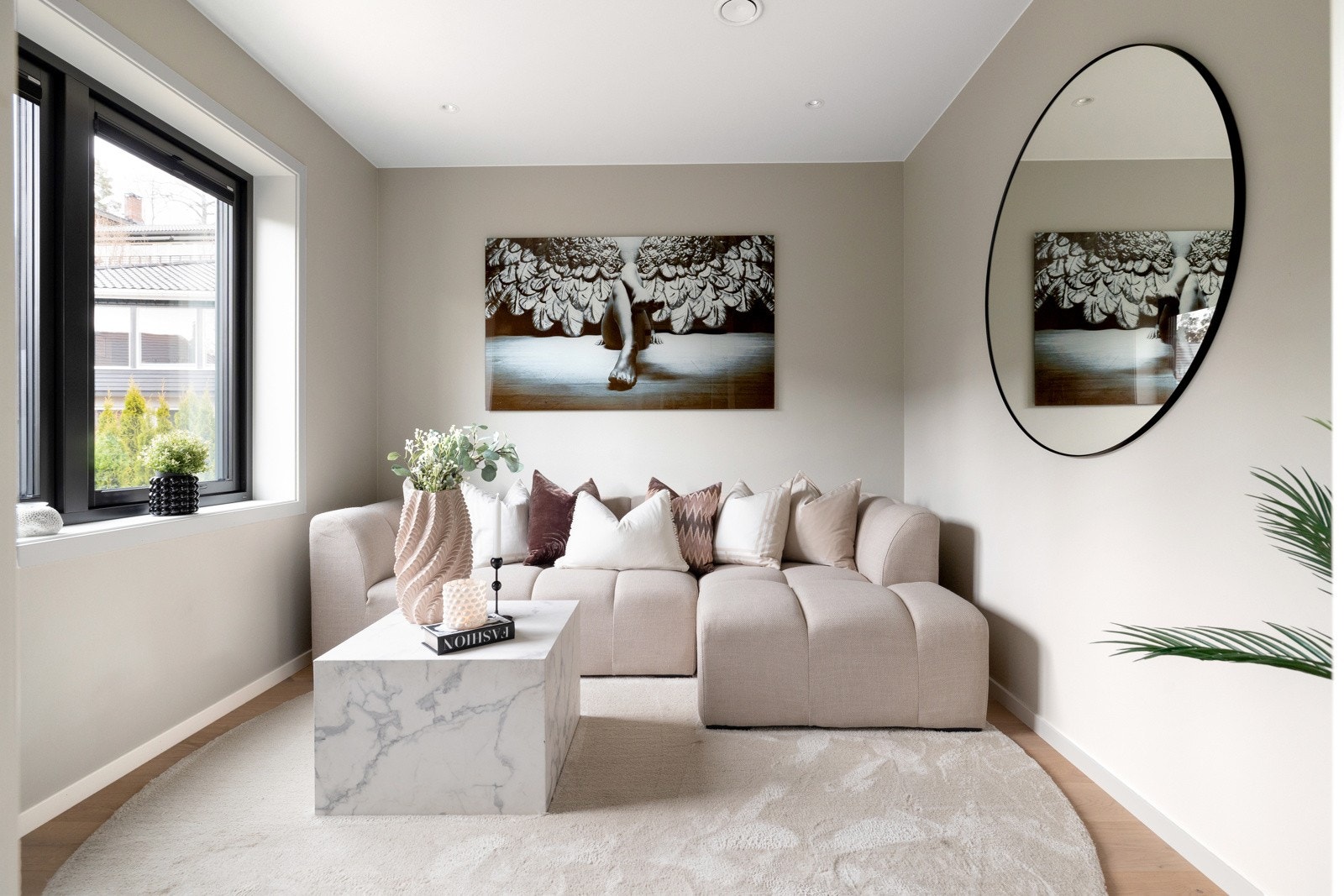 I boligens første etasje er det også et soverom. Galleribilde