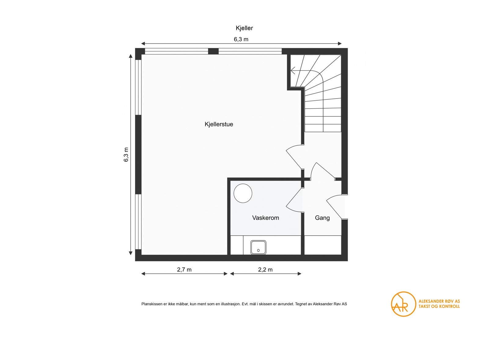 Planløsning Kjeller Galleribilde