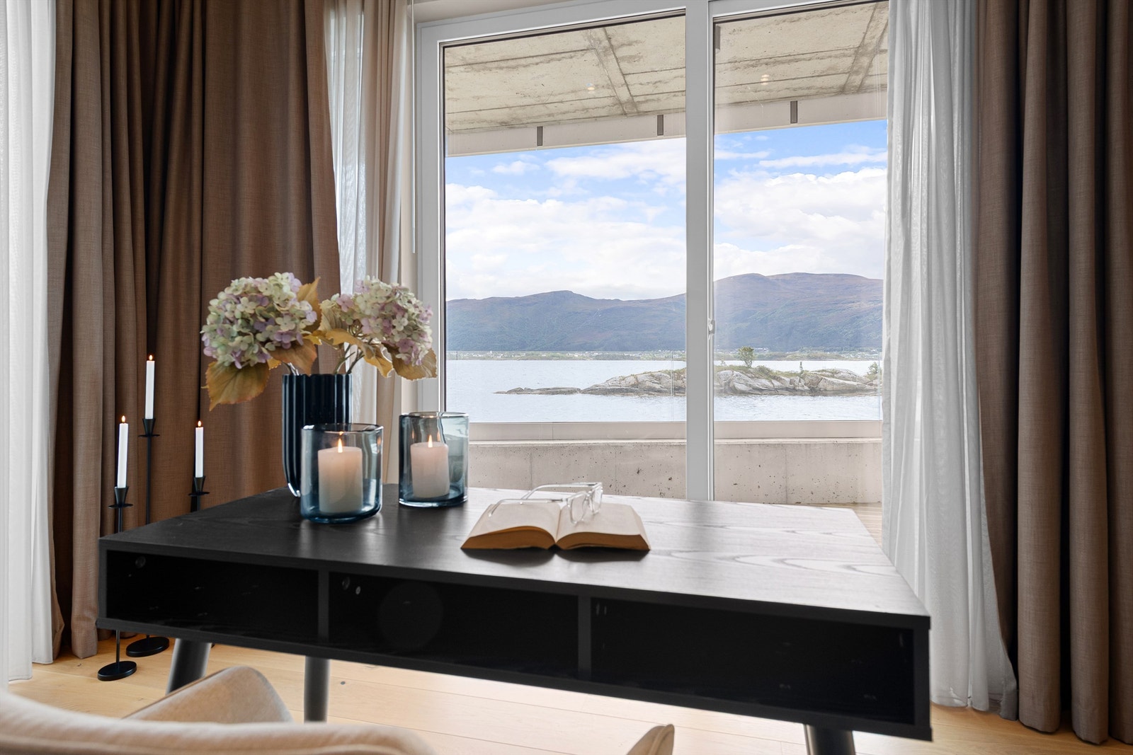 Flott utsikt fra fra soverom 3 Galleribilde