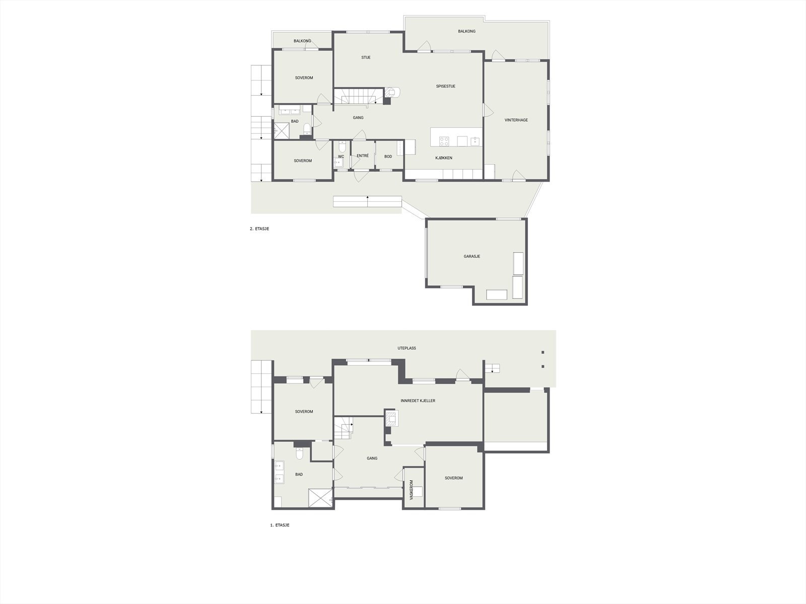 Plantegning Galleribilde