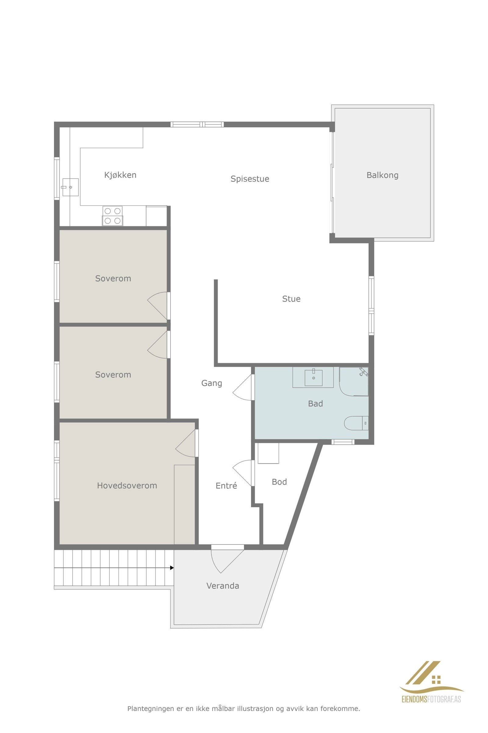 Plantegningen Galleribilde