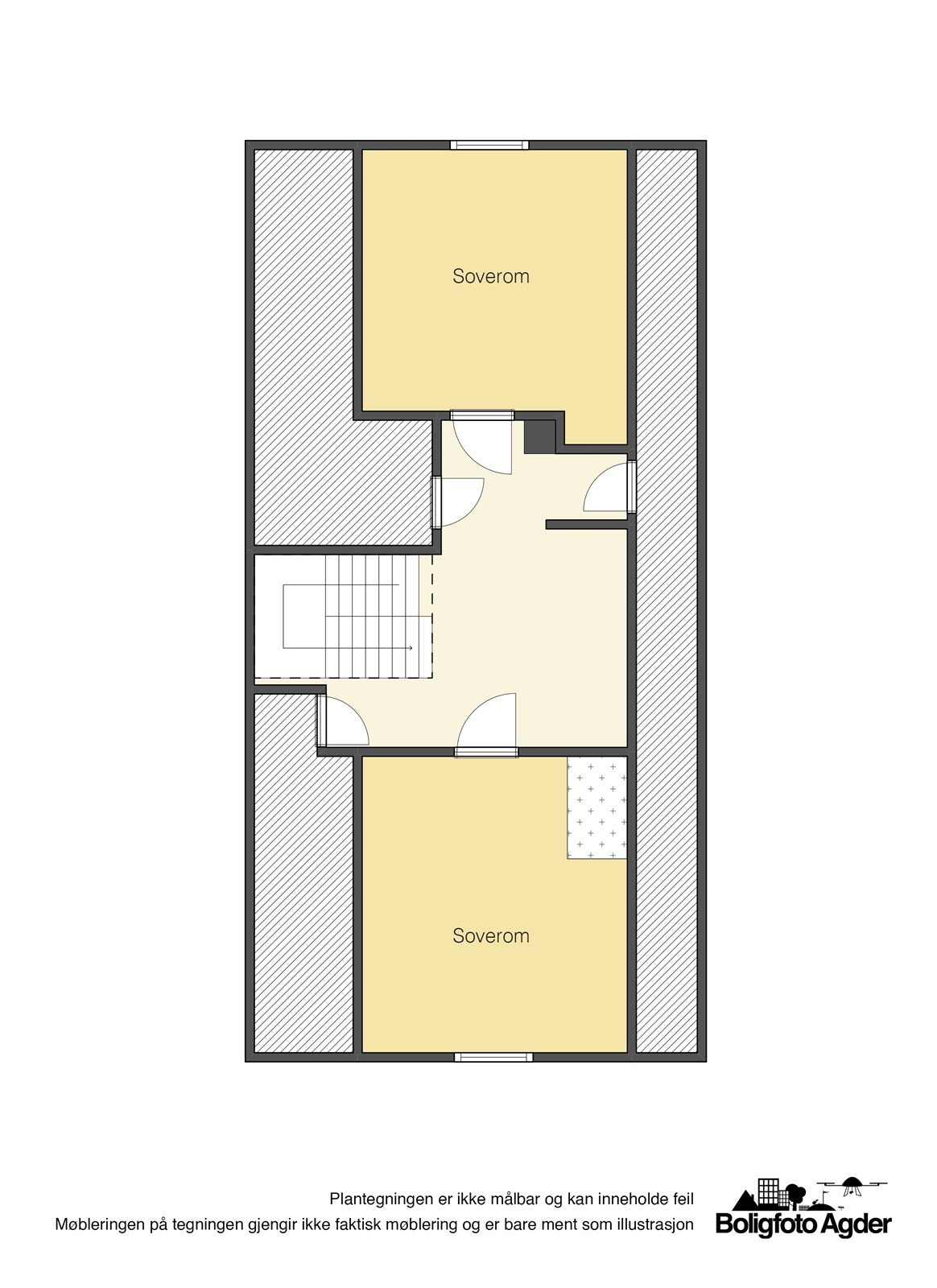 Planskisse - loftsetasje Galleribilde