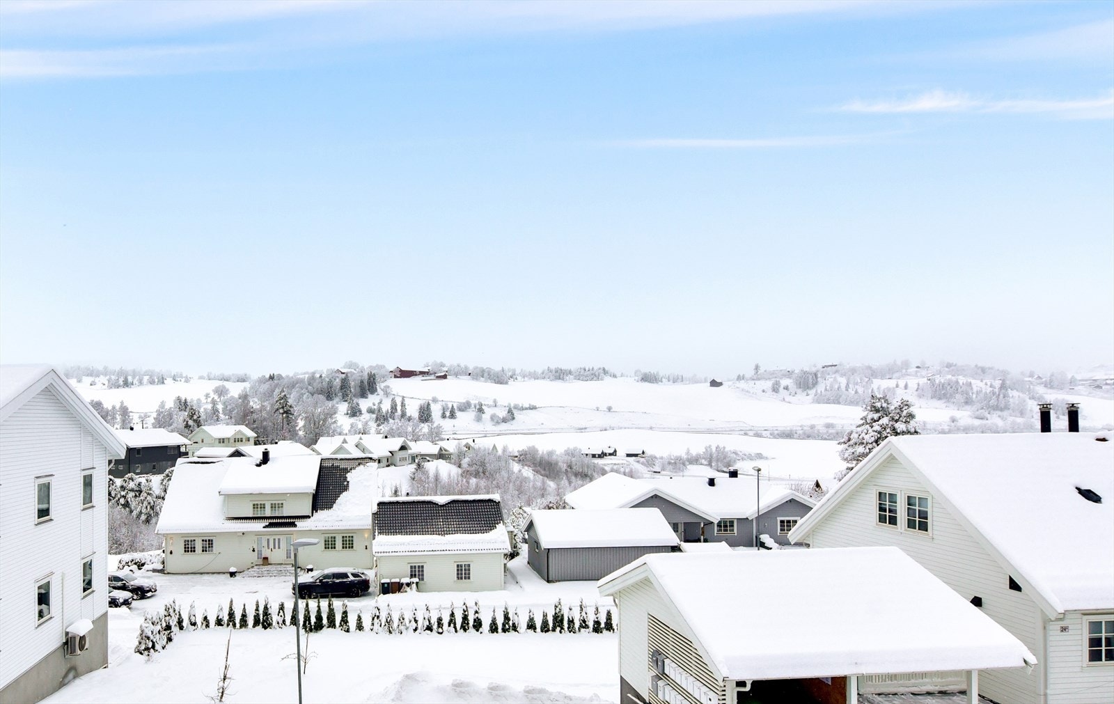Det er hyggelig utsikt fra leiligheten! Galleribilde