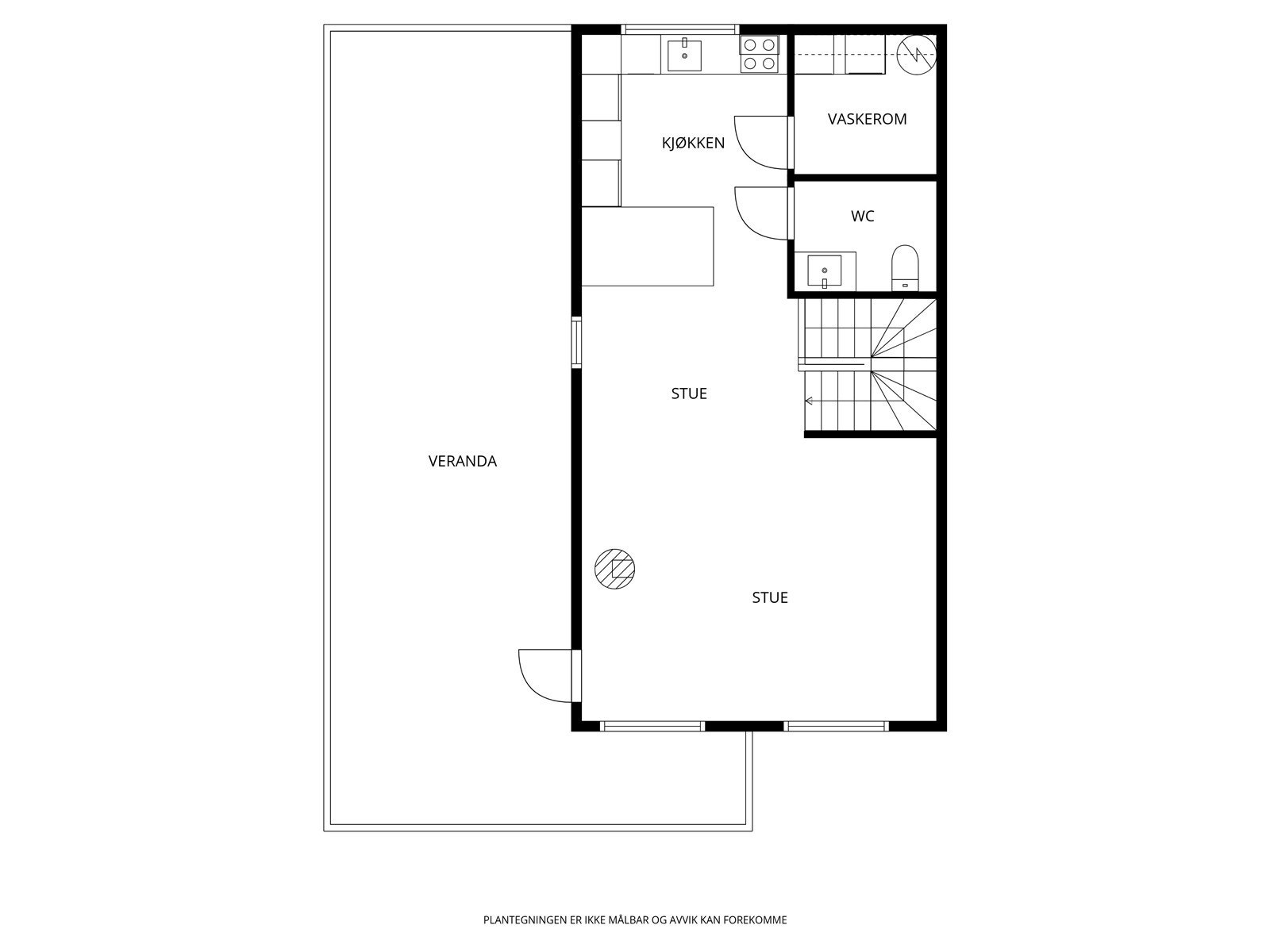 Plantegning 2. etasje Galleribilde