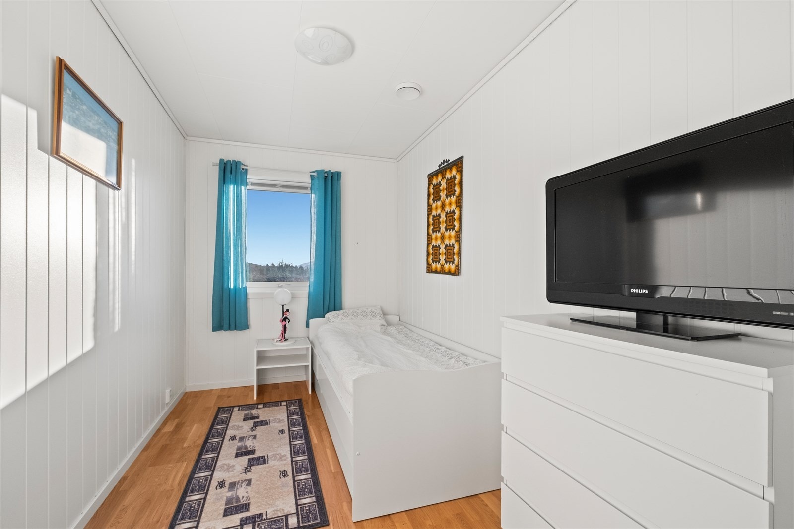 Soverom 3 i ypperlig størrelse til å brukes som barnerom eller gjesterom. Galleribilde