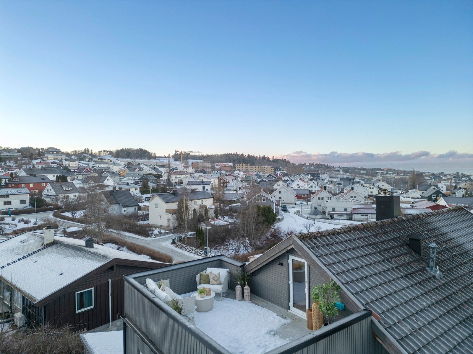 Her sitter man lunt, skjermet og helt uten innsyn Galleribilde