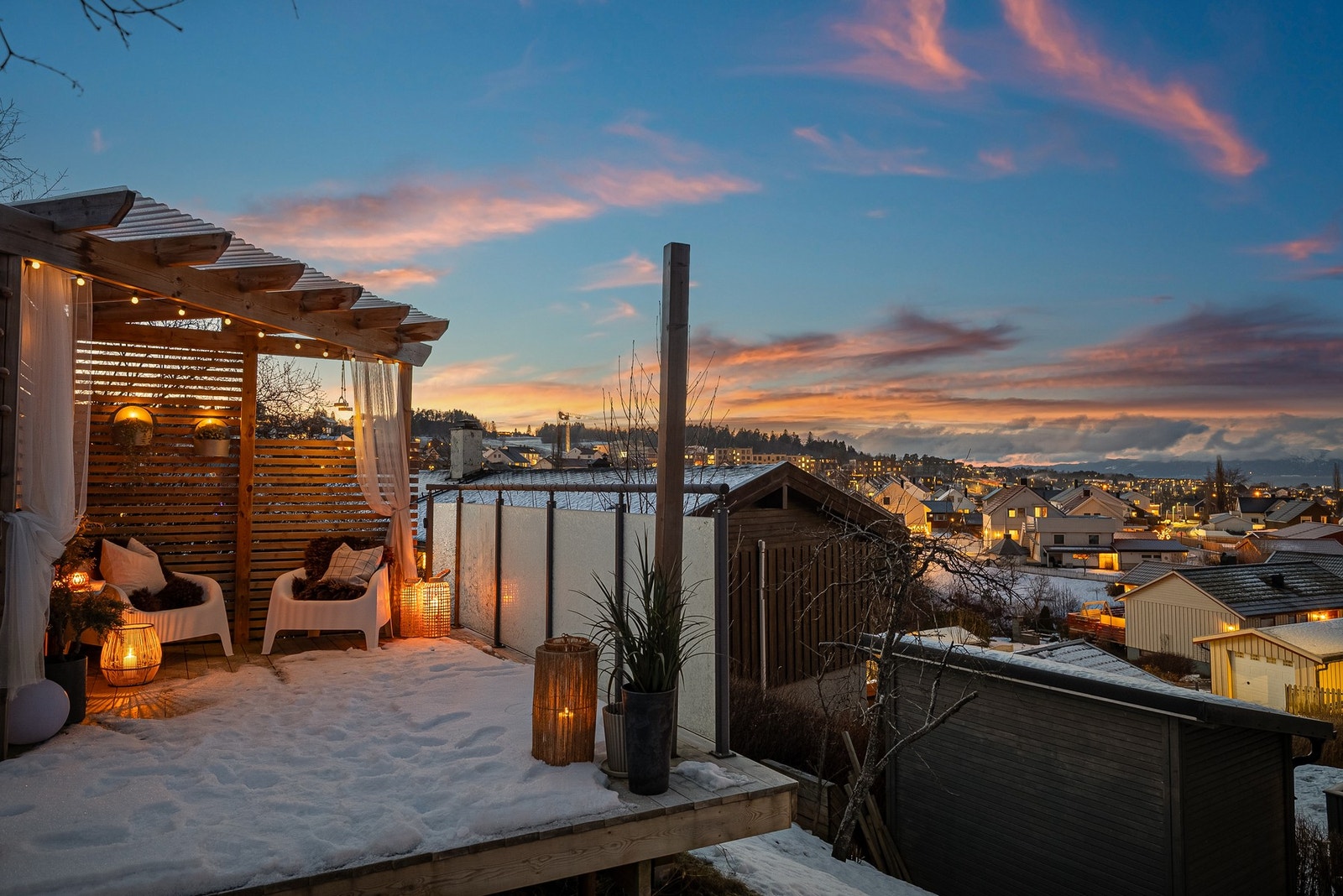 Pent opparbeidet uteområde Galleribilde