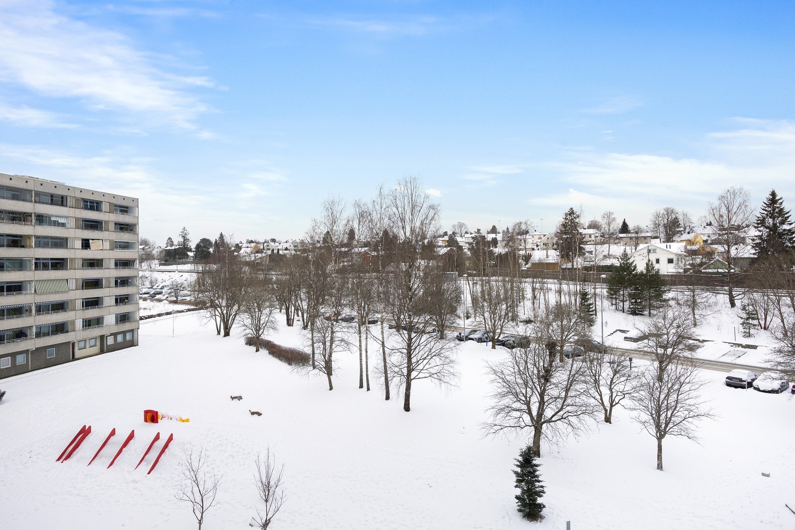 Utsikt fra balkongen. Galleribilde