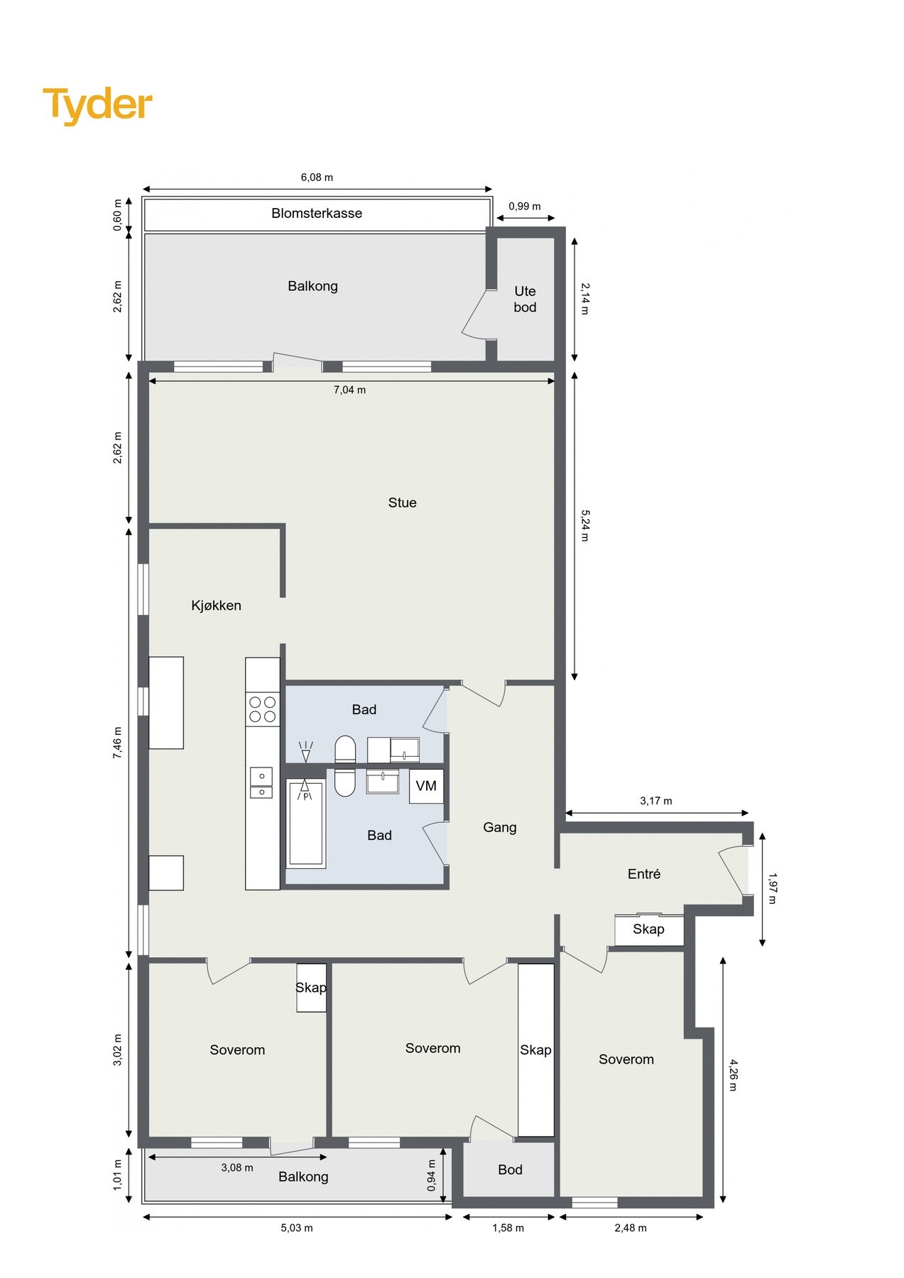 Plantegning. Galleribilde