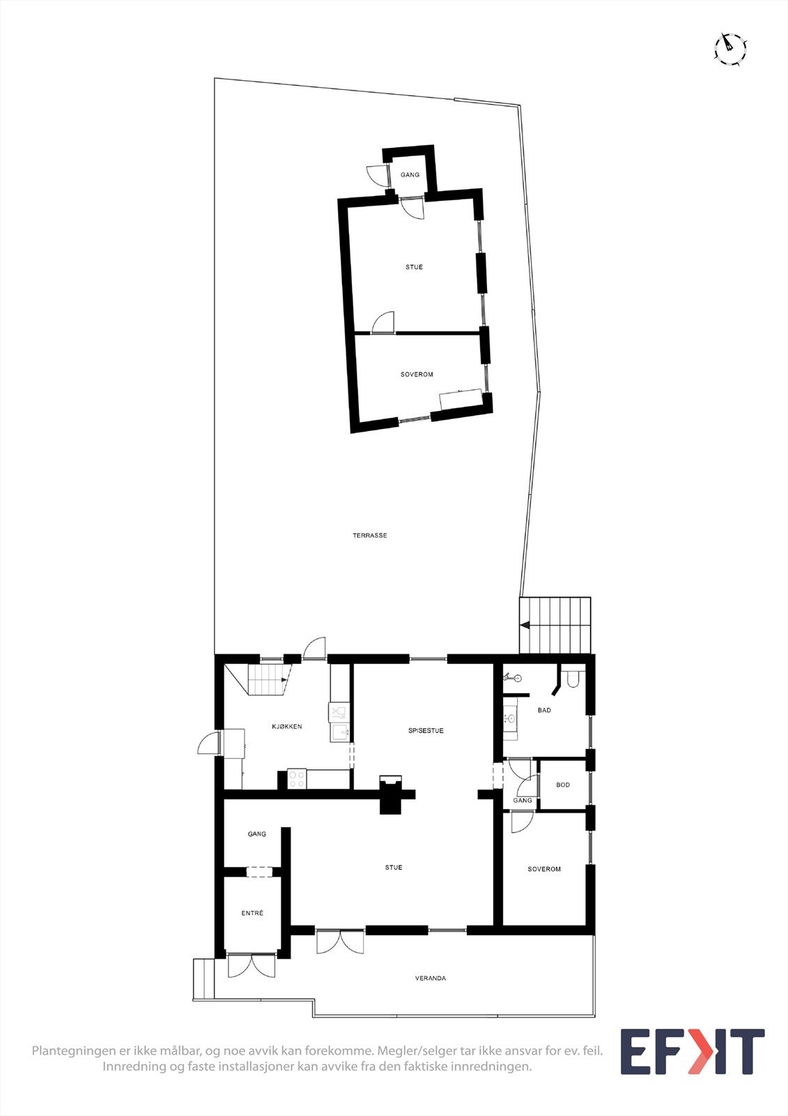 Plantegning - 1.etg. Galleribilde