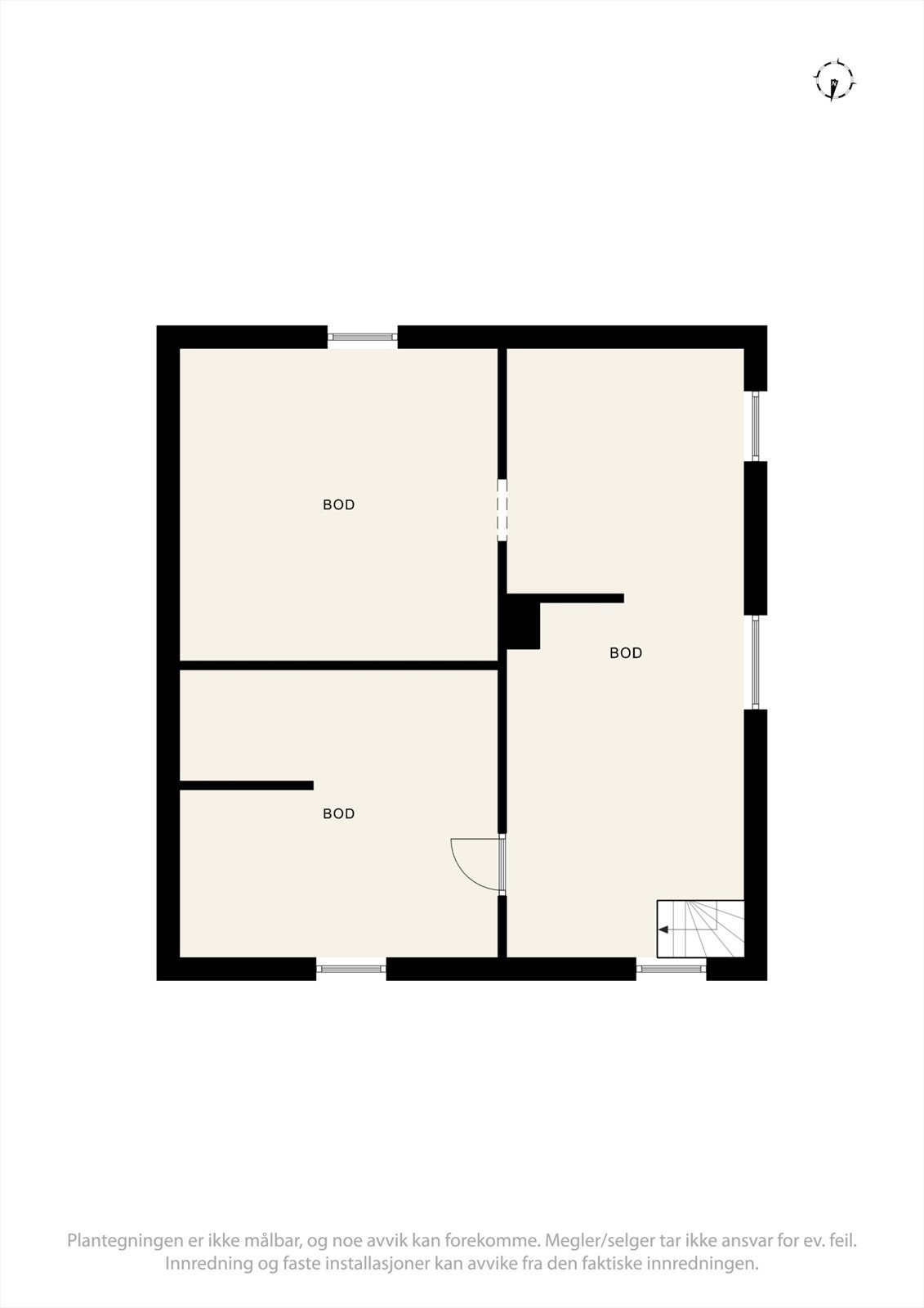 Plantegning kjeller etg. Galleribilde