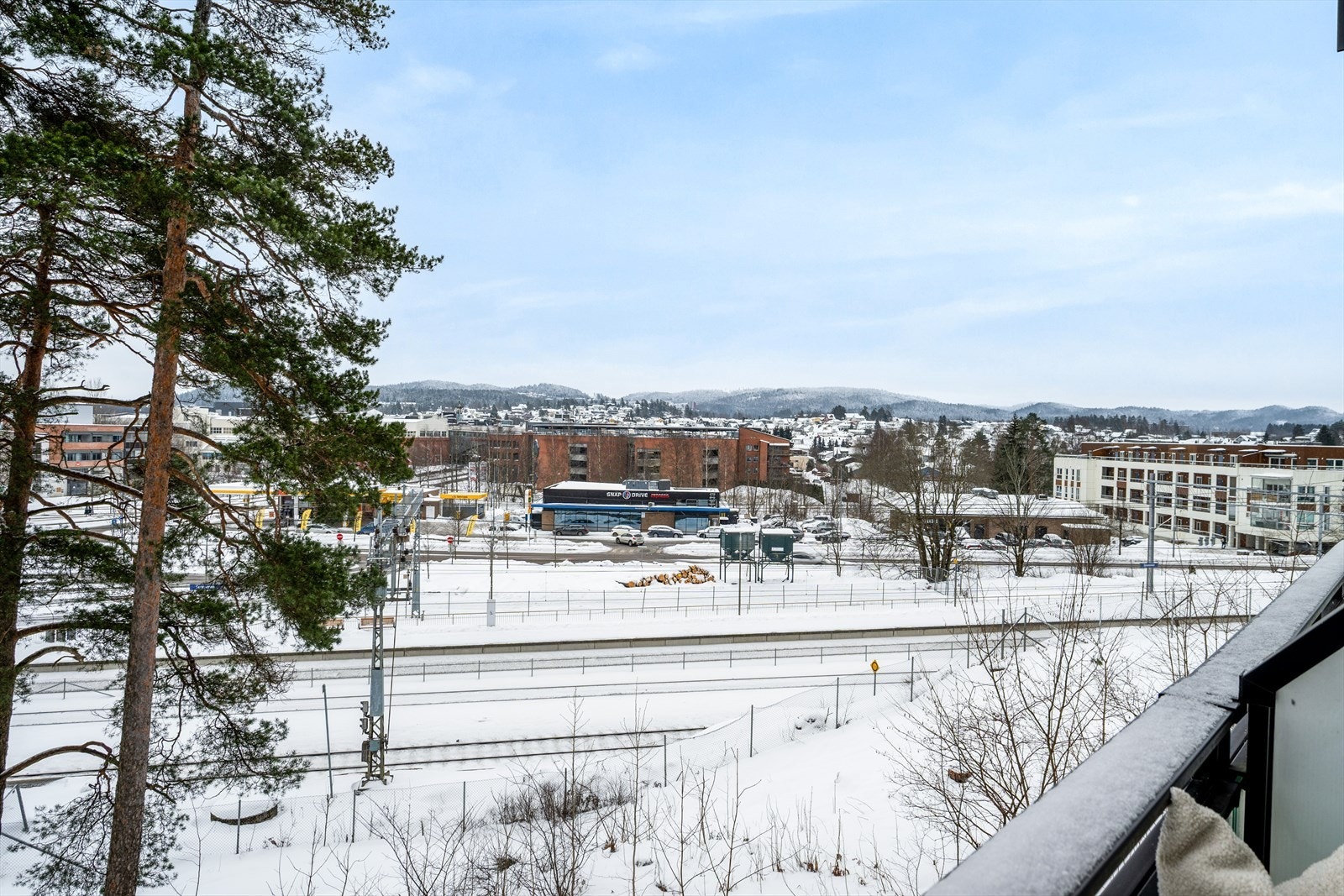 Utsikten fra balkongen. Galleribilde