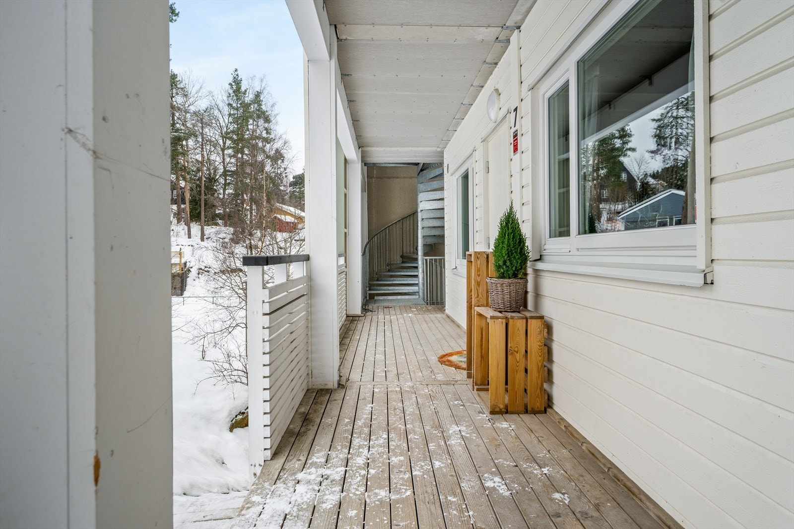 Trappefri adkomst til leiligheten. Galleribilde