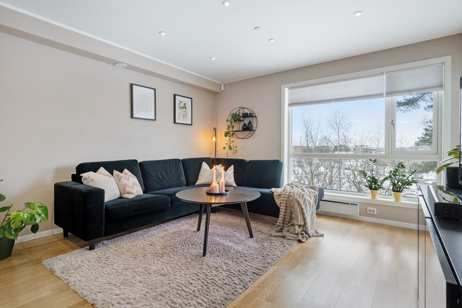 De store vindusoverflatene gir rikelig med lysinnslipp. Galleribilde