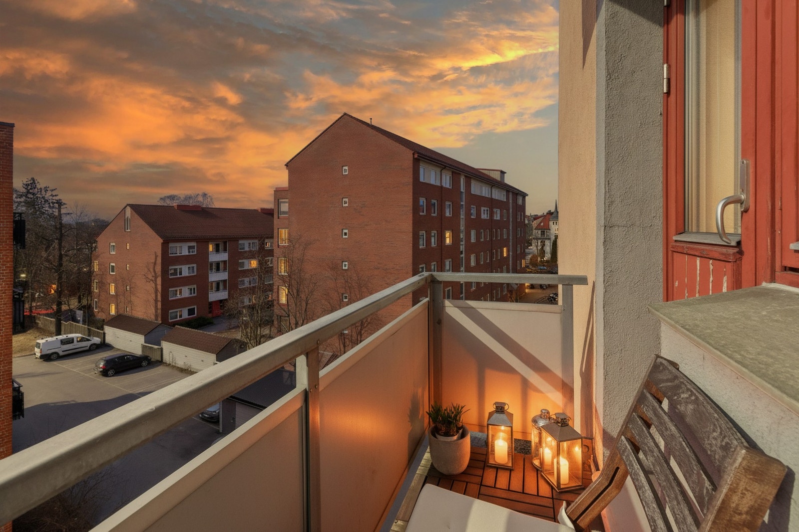 En lys og delikat 3-roms hjørneleilighet med solrik balkong! Galleribilde