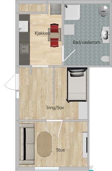 Skisse illustrasjon Galleribilde