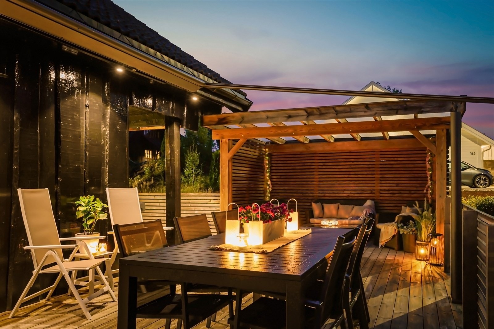 Her er det etablert flere skjermede og hyggelige soner Galleribilde