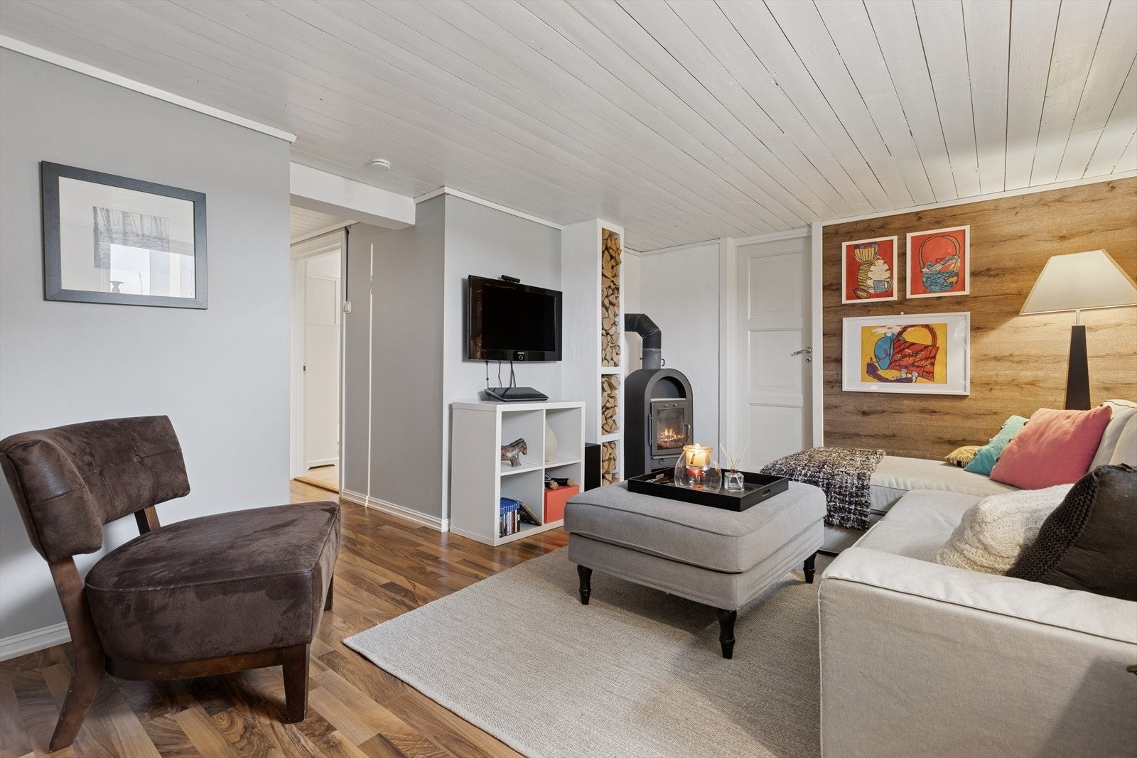 Dette rommet er benyttet som en kjellerstue. Galleribilde