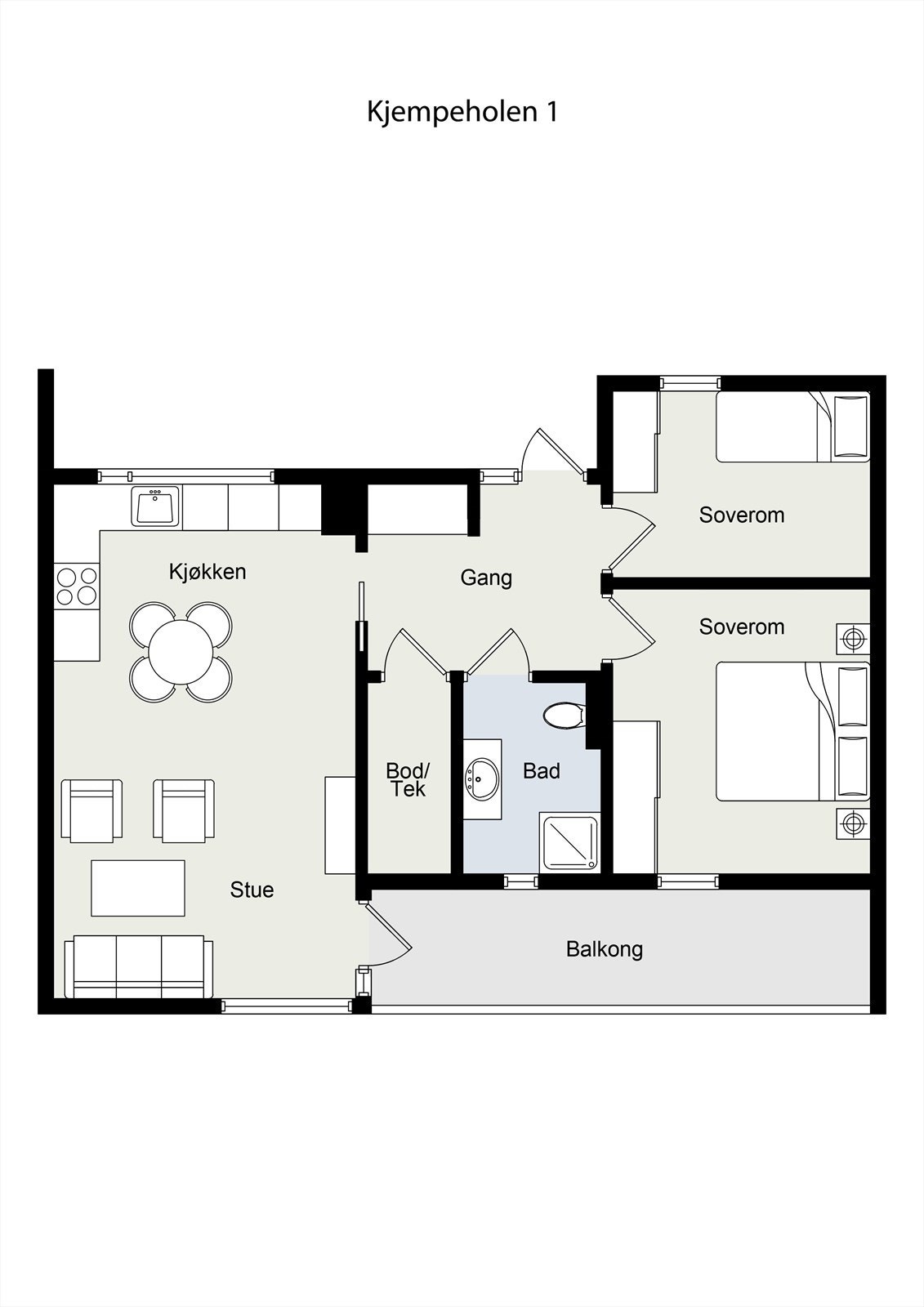 Plantegning Galleribilde
