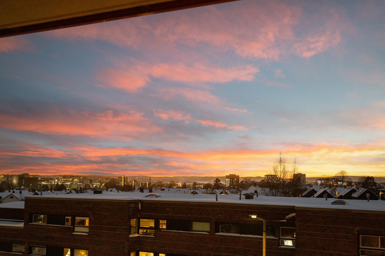 Her kan man se både Oslofjorden, Holmenkollen og Grefsenkollen. Galleribilde