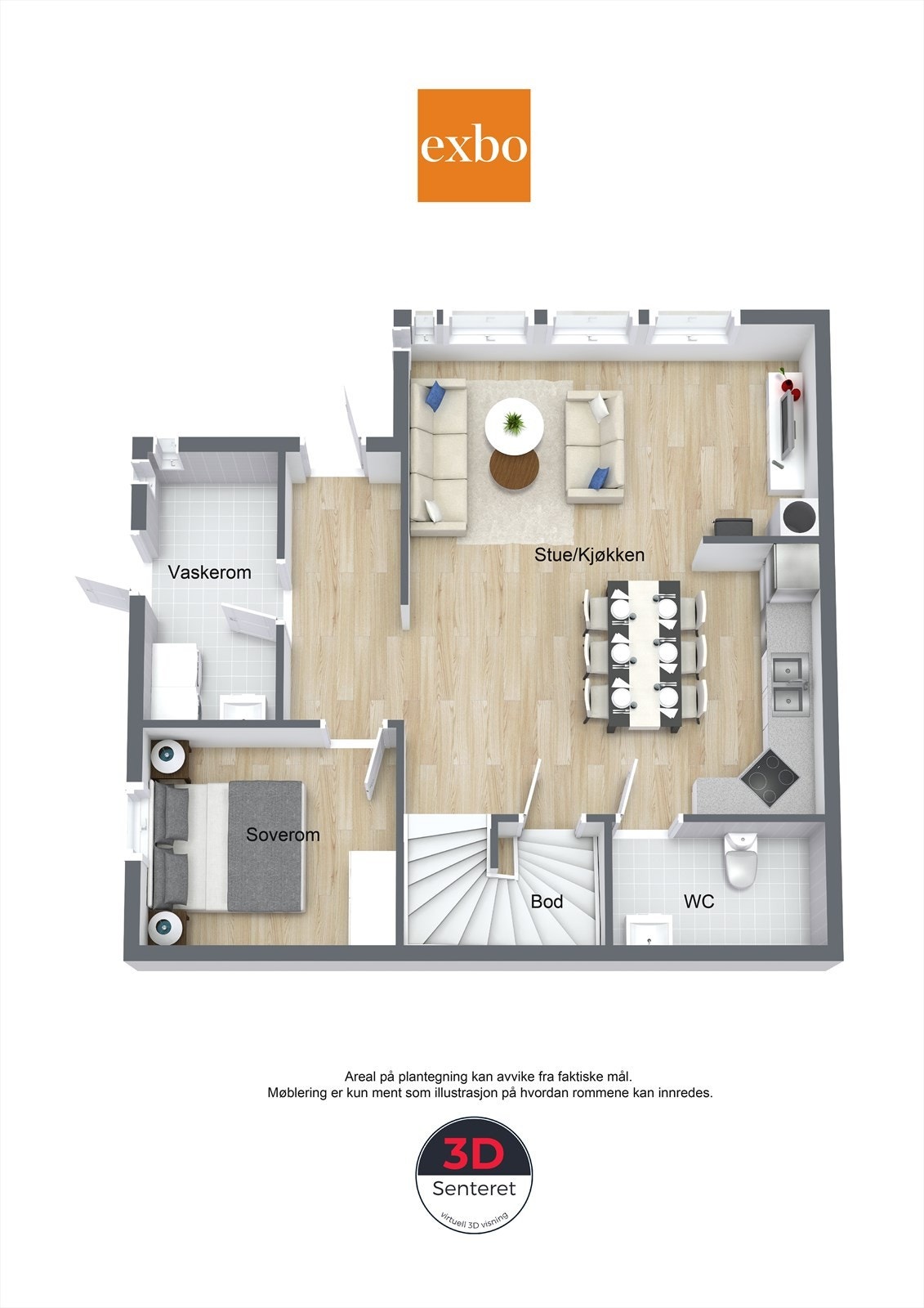 Plantegning 1.etasje. Galleribilde