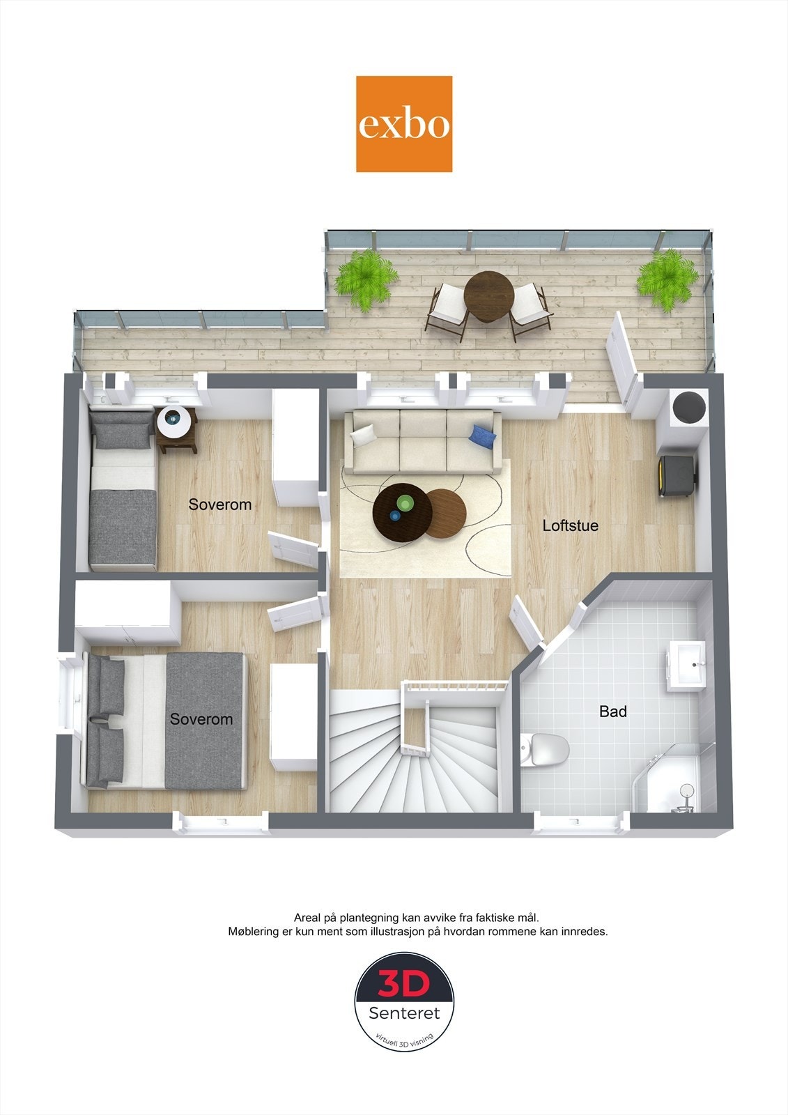 Plantegning 2.etasje. Galleribilde