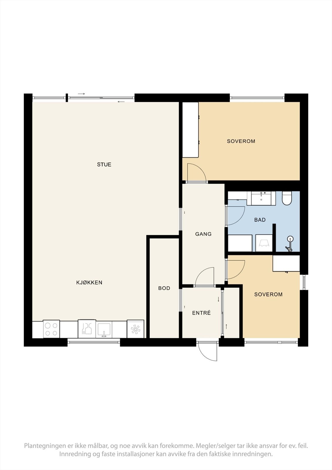 Plantegning. Galleribilde