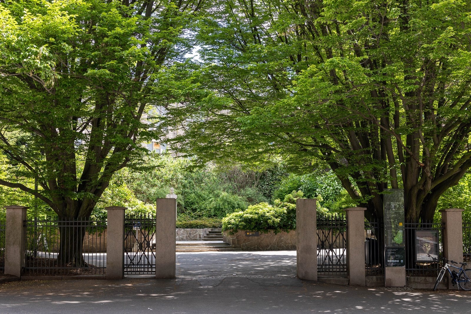 Hagen er en grønn lunge og et fredelig pusterom i byen. Galleribilde