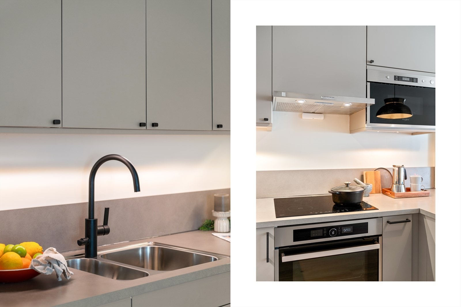 - Påkostet med integrert mikro og delikat benkebelysning - Galleribilde