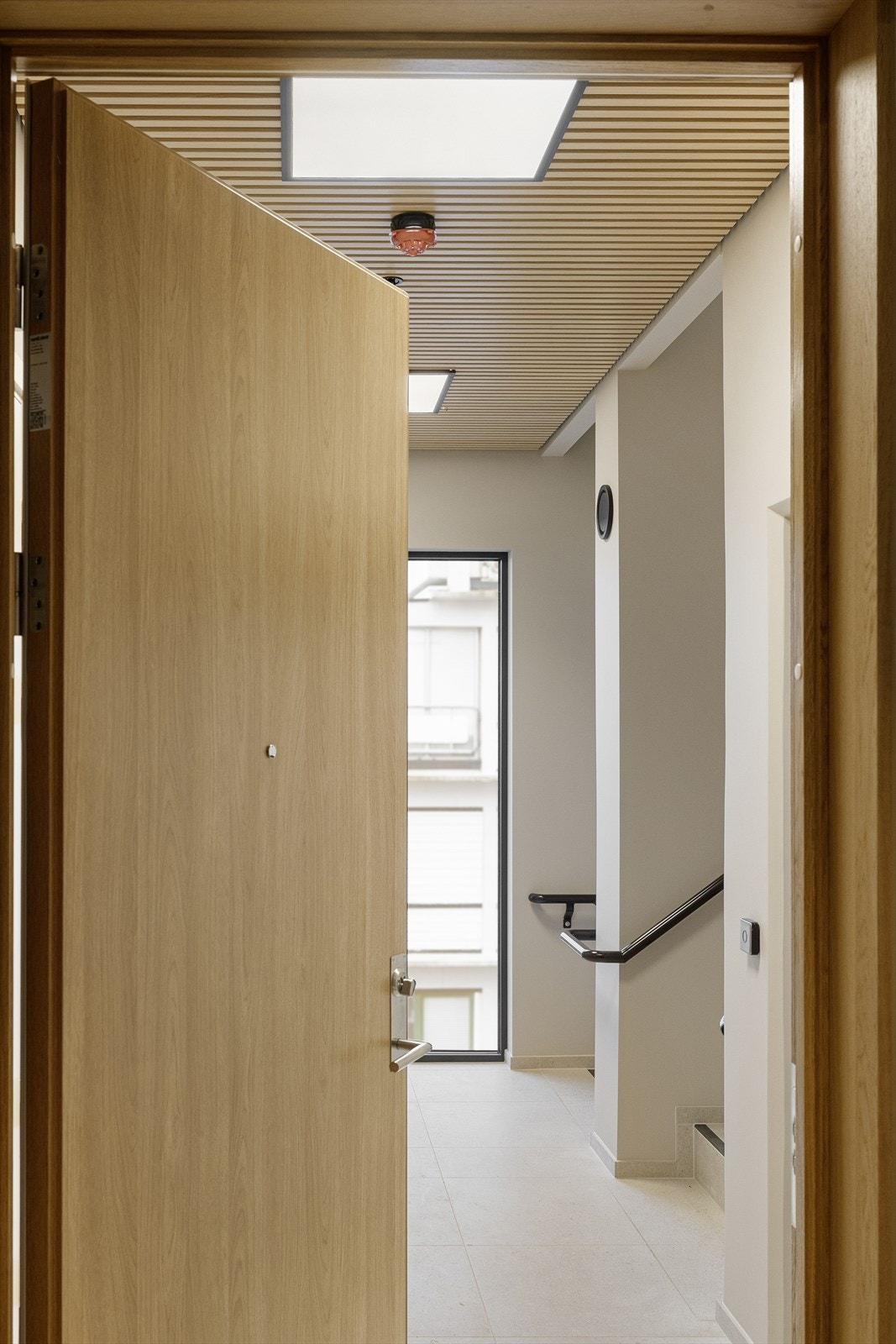 I dette bygget er det kun én leilighet pr. etasje. Galleribilde