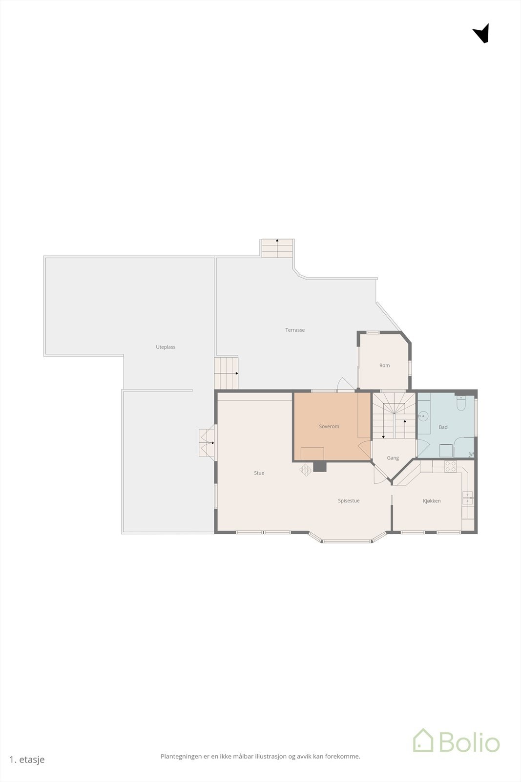 Plantegning Galleribilde