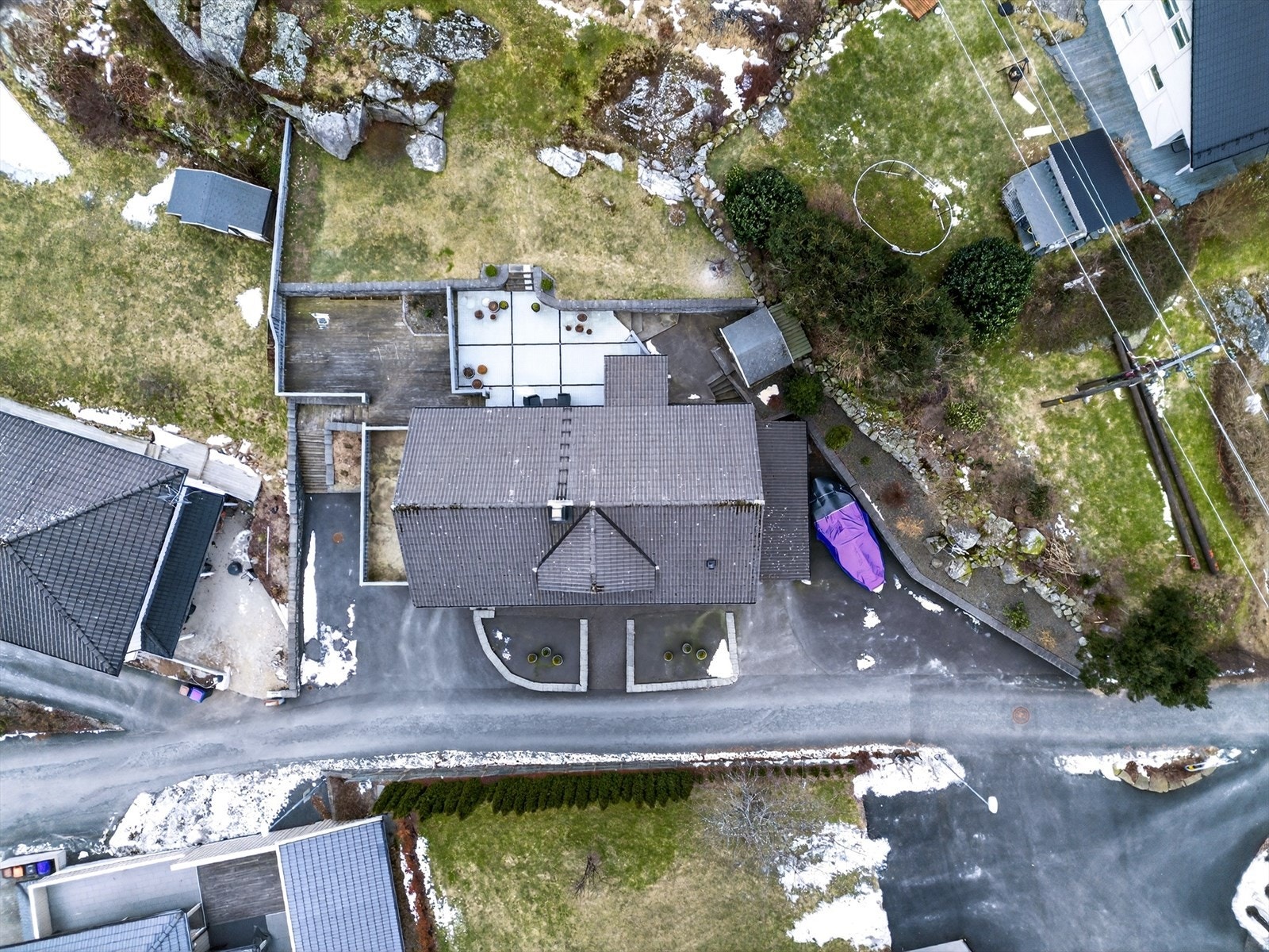 Dronefoto Galleribilde