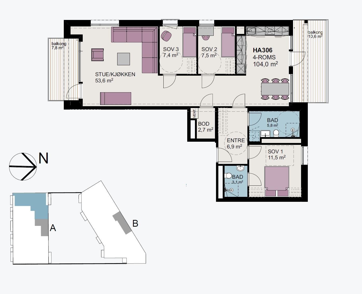 Plantegning. Galleribilde