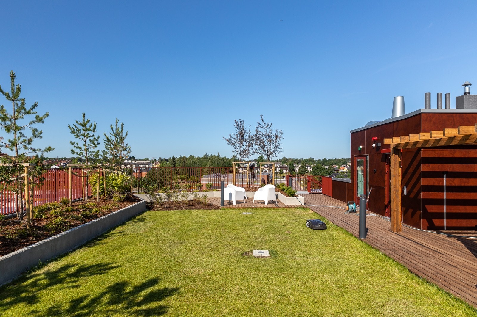 Takterrasse for beboere. Galleribilde