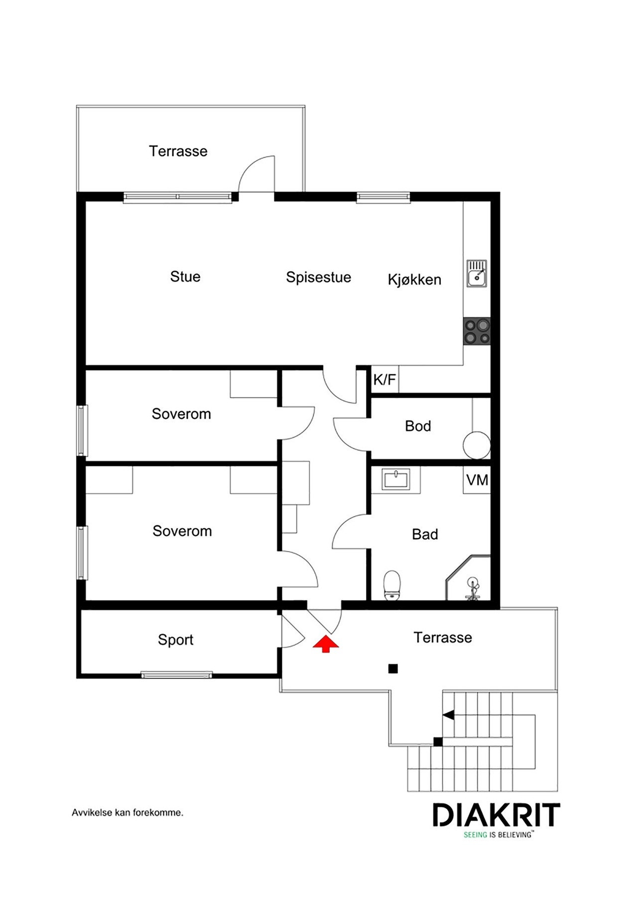 Plantegning Galleribilde