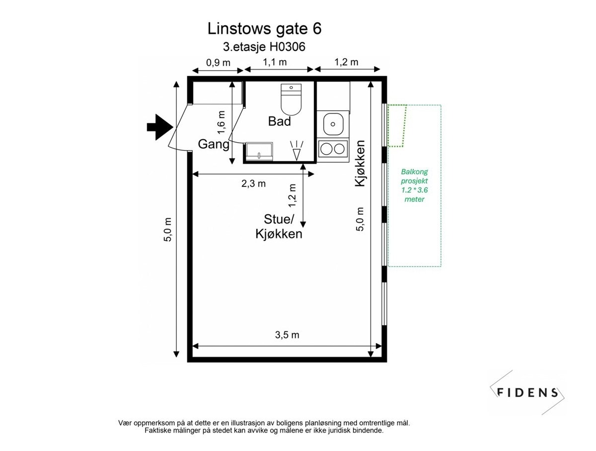 Plantegning for enkel orientering Galleribilde