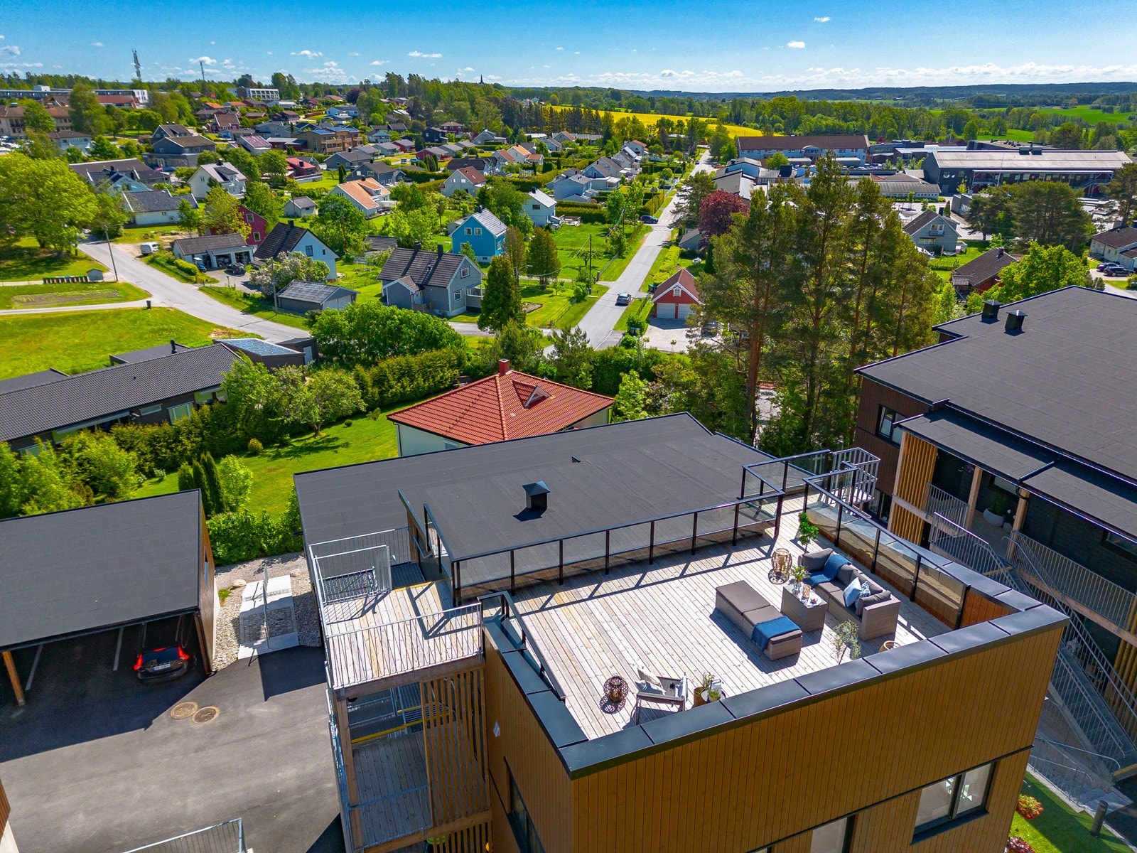 Stille og rolig boområde Galleribilde
