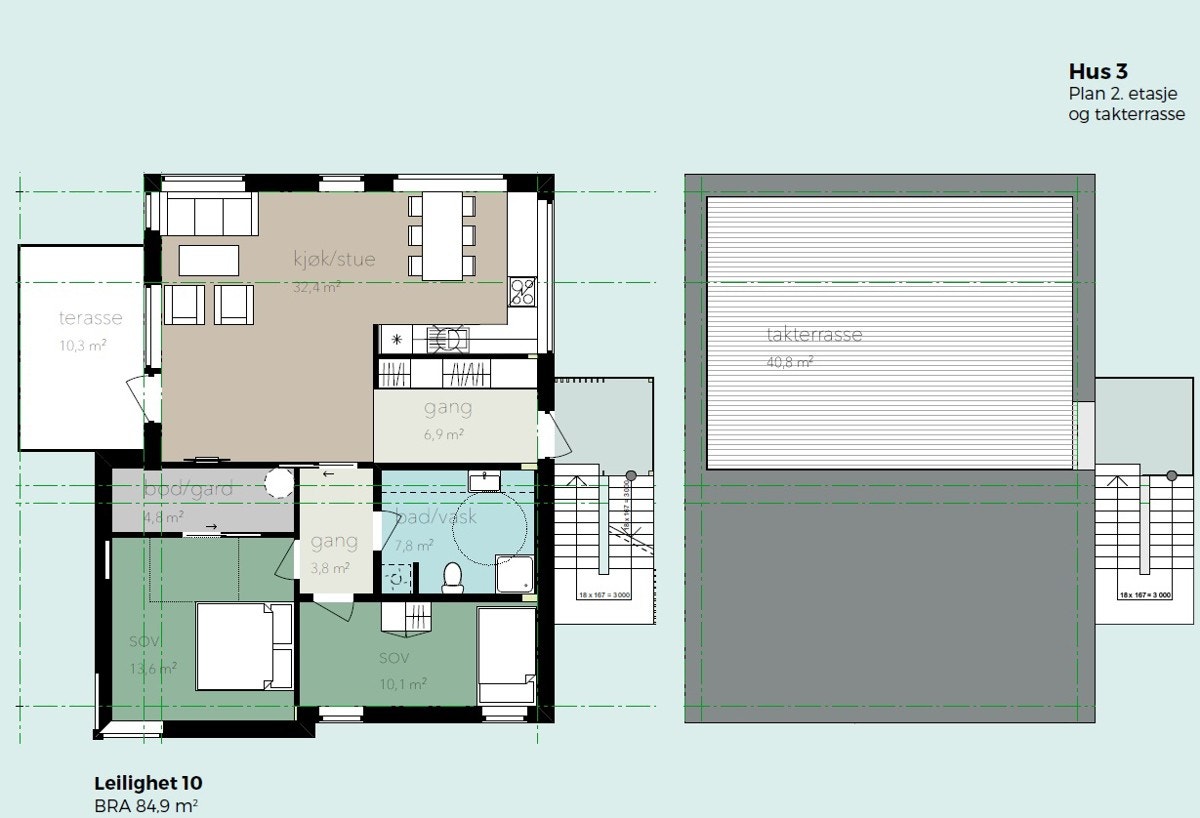 Plantegning Galleribilde