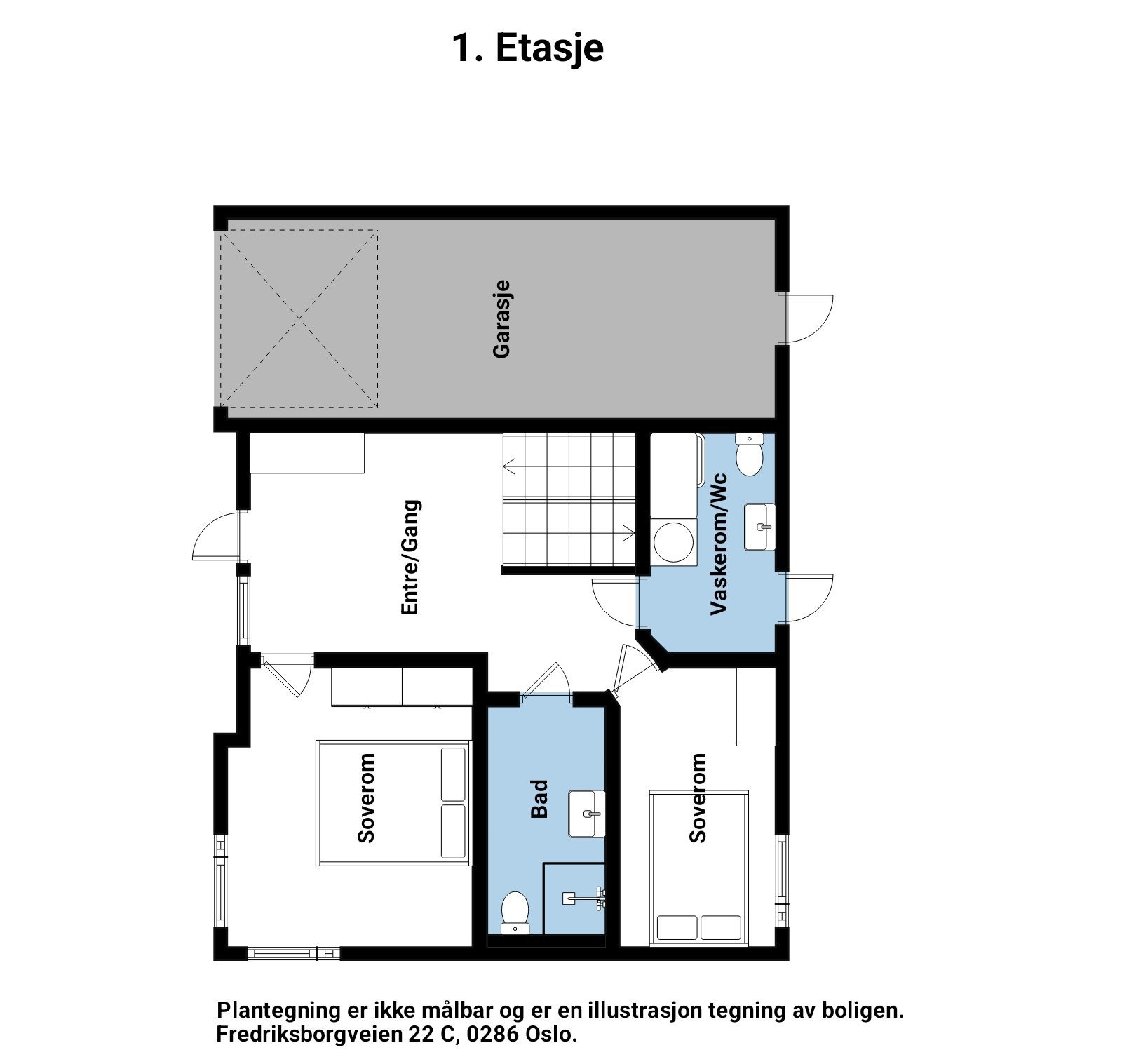Plantegning - 1. Etasje Galleribilde