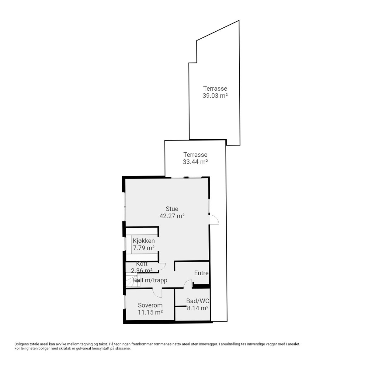 Plantegning 1. etasje. Galleribilde