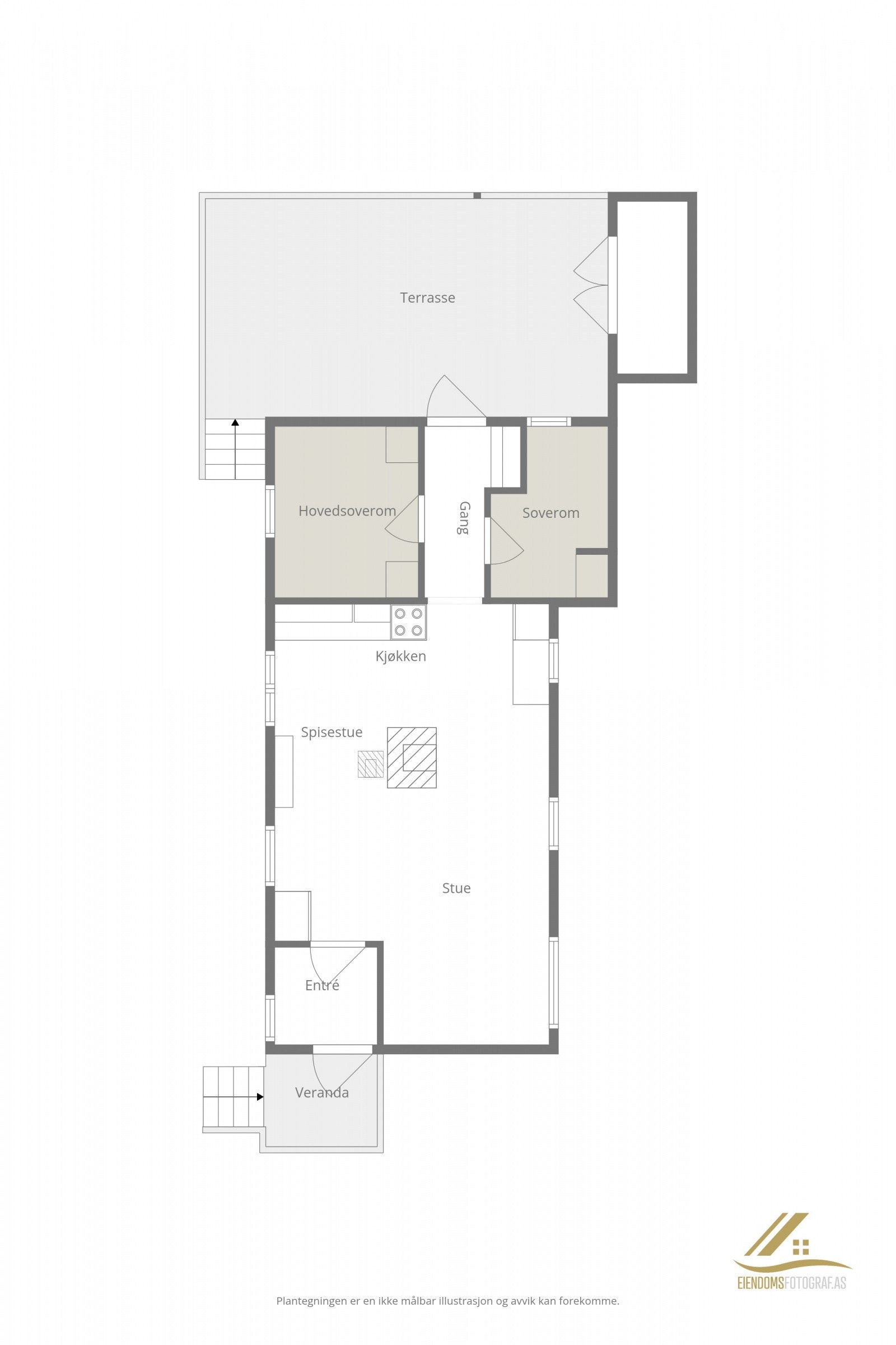 Plantegning Galleribilde