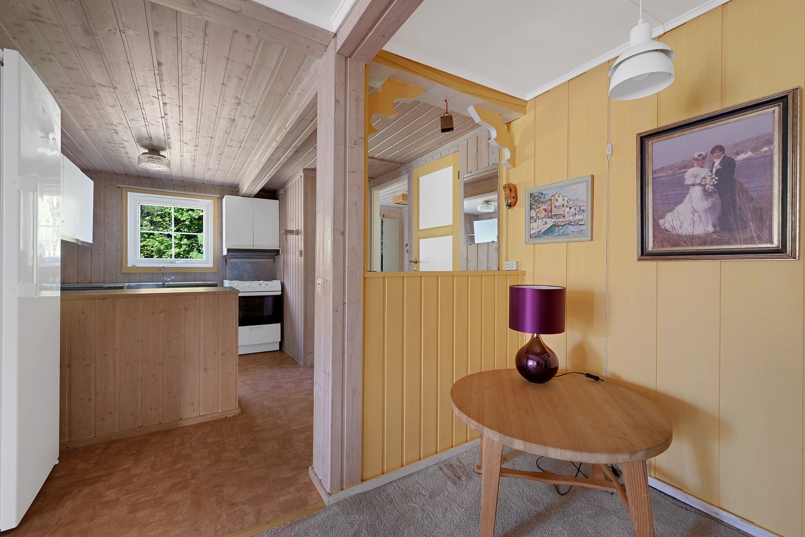 Kjøkken i vestre del Galleribilde