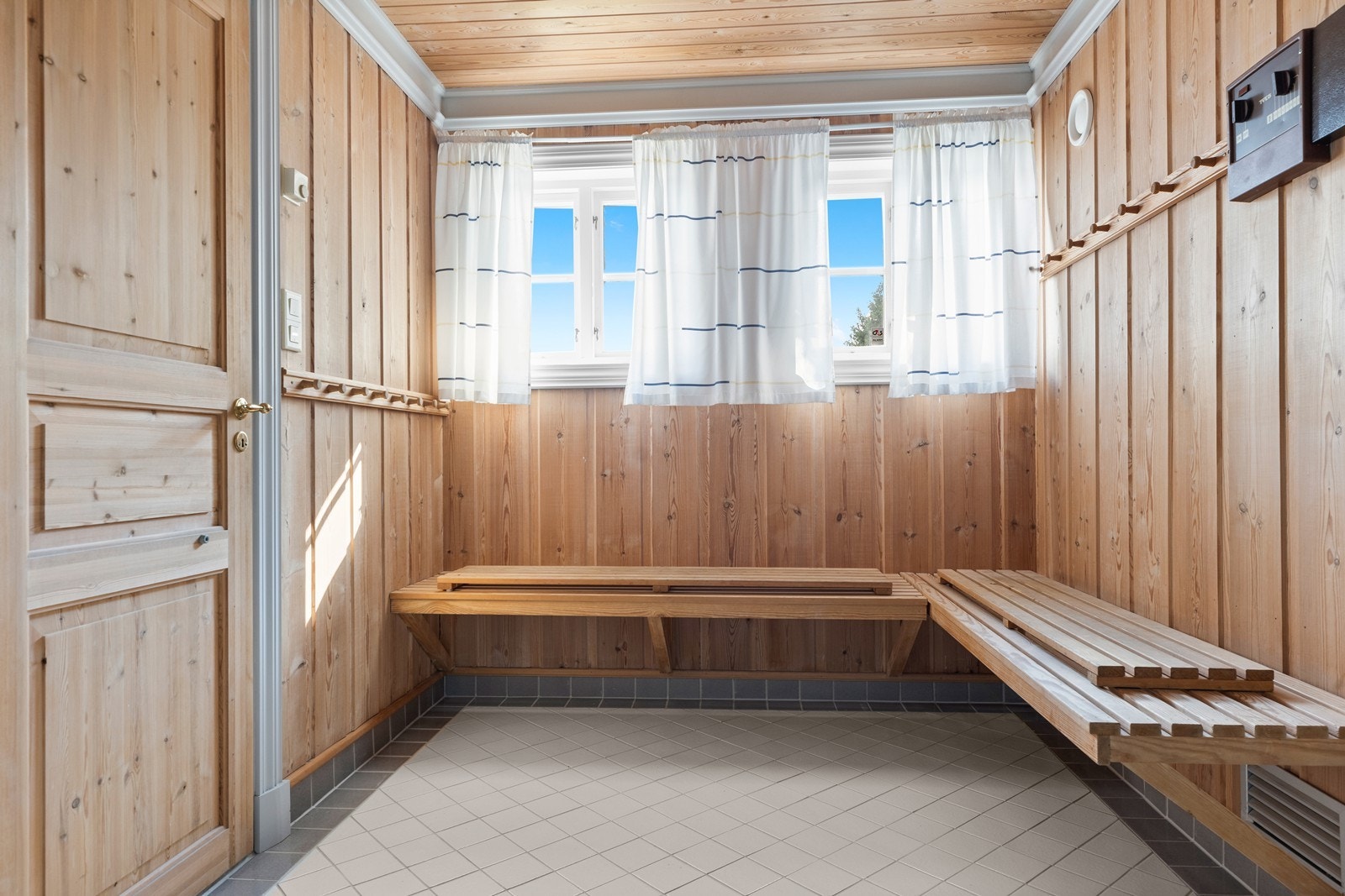 Garderobe i badehuset Galleribilde