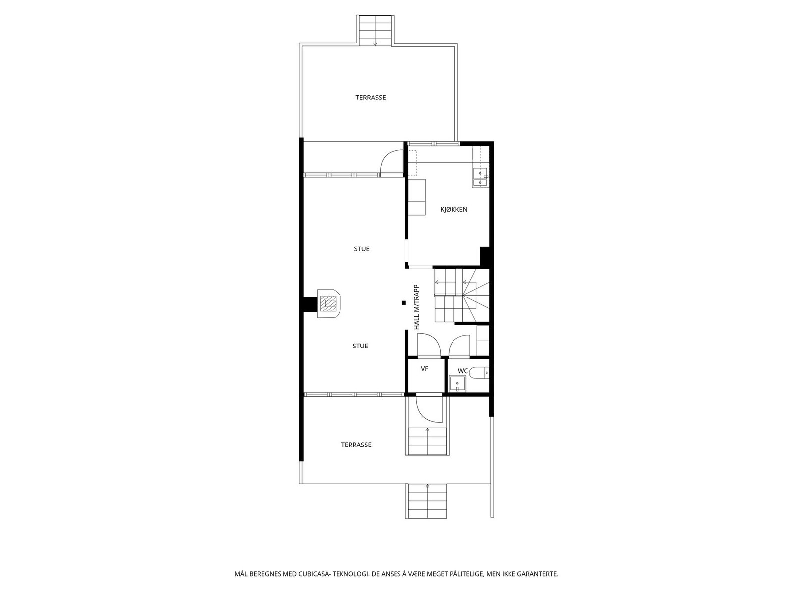 Veiledende planskisse 1. etasje. Galleribilde