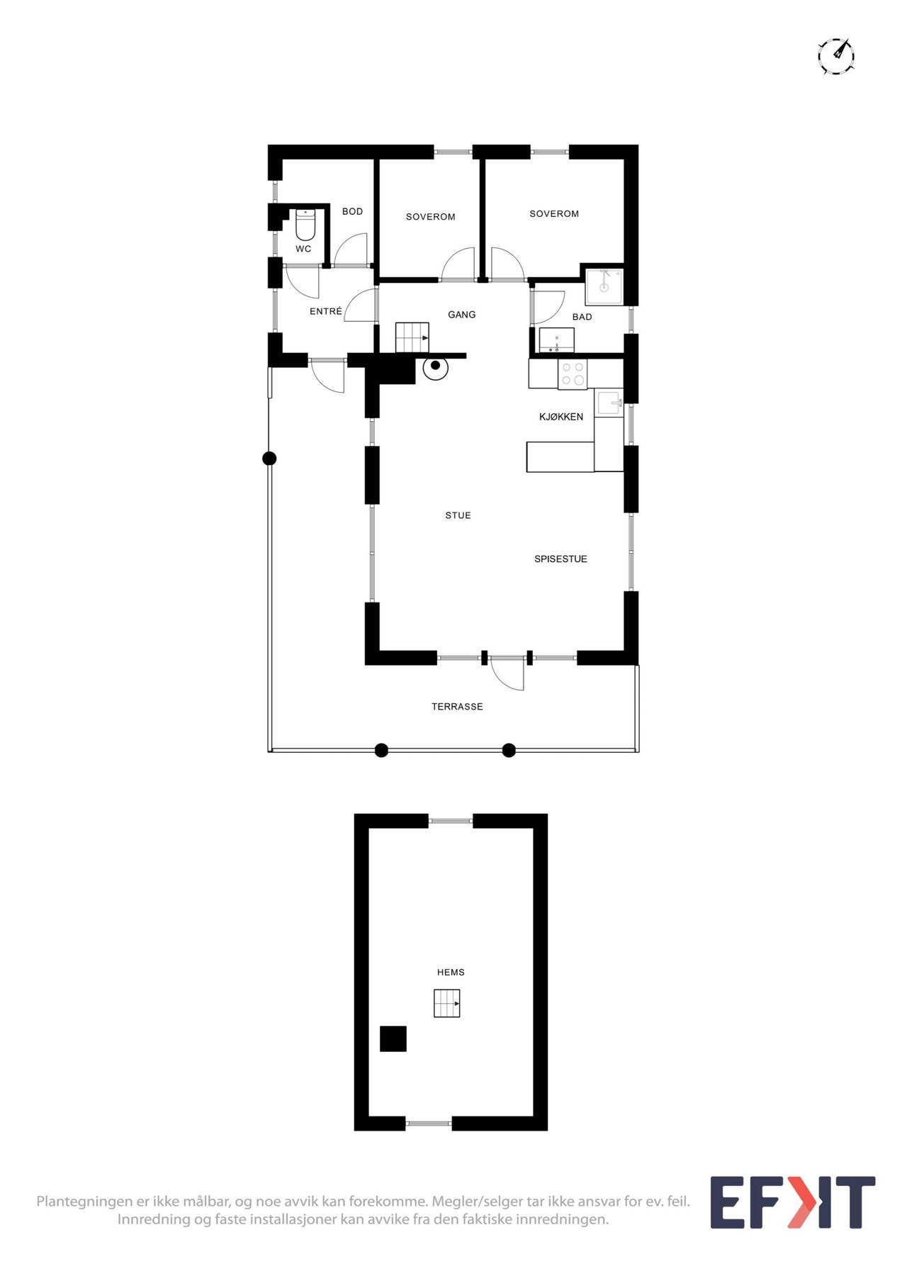 Plantegning. Galleribilde