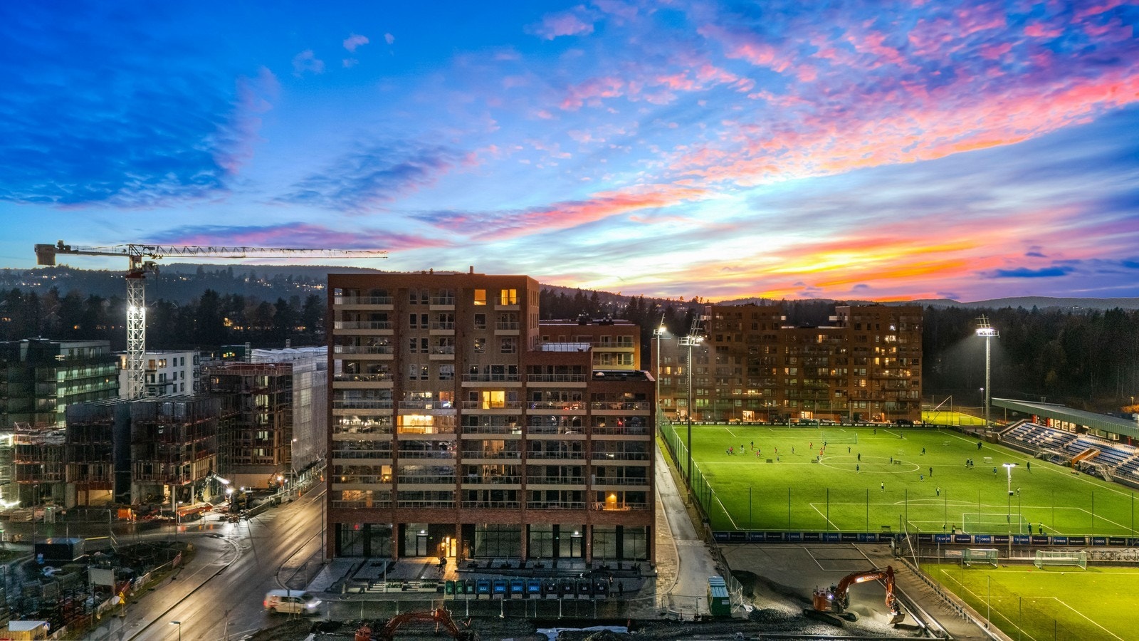 Velkommen til Rolvsrud Arena. OBS: Bildene avviker fra leilighetene, men viser standarden. Galleribilde