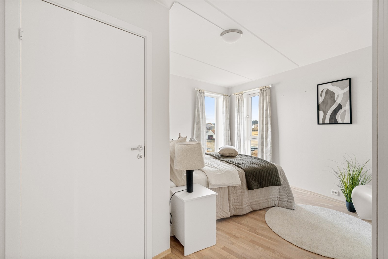 På soverommet er det også direkte tilkomst til bod. Galleribilde