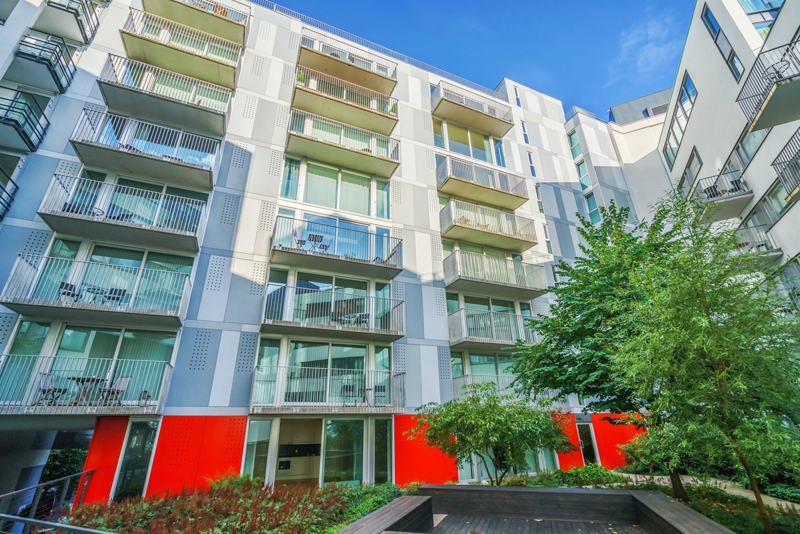 Fasade mot bakgård. Galleribilde